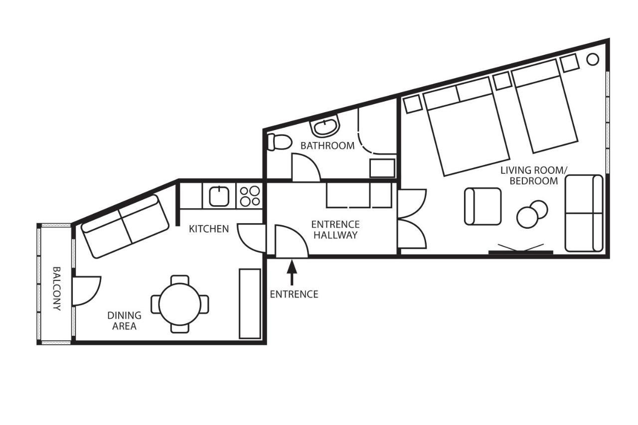 Illusion Downtown Apartment 贝尔格莱德 外观 照片
